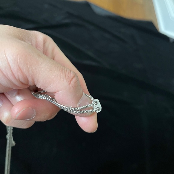 Kendra Scott Betsy Silver Long Pendant Necklace - Picture 5 of 5